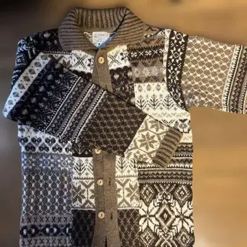 Inverallan 패치워크 가디건 36 인버아란