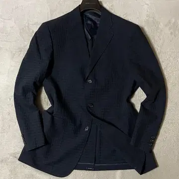 더반 MODULAR 실크 혼방 시어서커 원단 테일러드 자켓 M 미사용