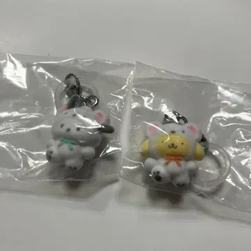 산리오 메지루시 액세서리 포근포근 스노우 포차코 폼폼푸딩