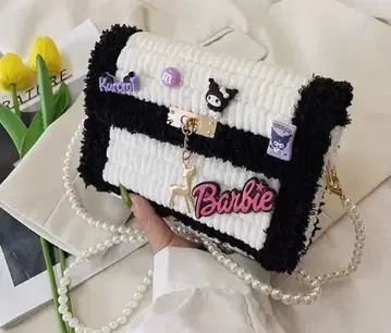 바비 로고 숄더백