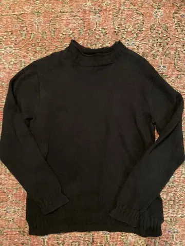 새상품급 MHL. 코튼 블랙 긴팔 니트 스웨터 L