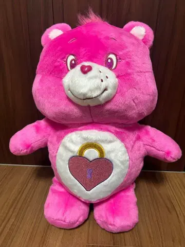 [ 새상품 ] 케어베어 반짝반짝 BIG 봉제 인형 5 핑크