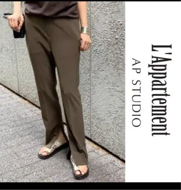 20AW AP STUDIO 인사이드 슬릿 팬츠