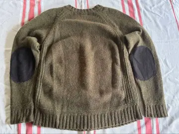 soglia 엘르 엘보 패치 니트 스웨터