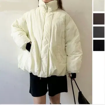 [ 새상품 ] 벌룬 다운 블루종/화이트