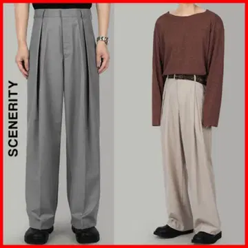 SCENERITY 그레이 슬랙스 S/M/L