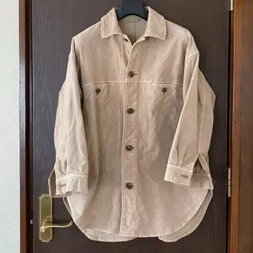 nest Robe 네스트로브 코튼 몰스킨 빅 셔츠 자켓