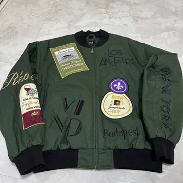 HUF MA-1 플라이트 자켓 올리브 그린