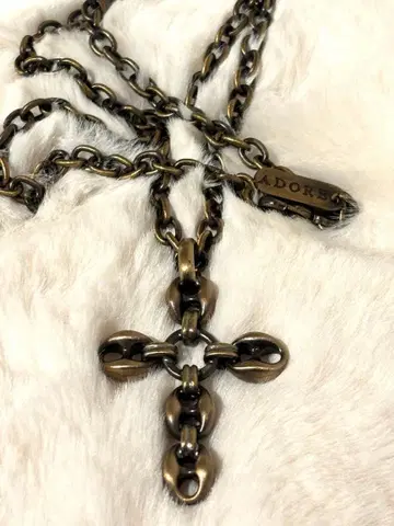 ADORE 아도어 크로스 체인 목걸이