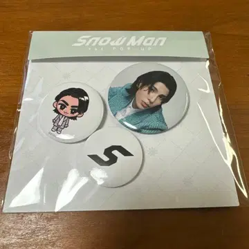 Snow Man 핀 버튼 세트 RAUL 3개입