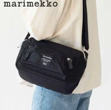 marimekko 블랙 숄더백