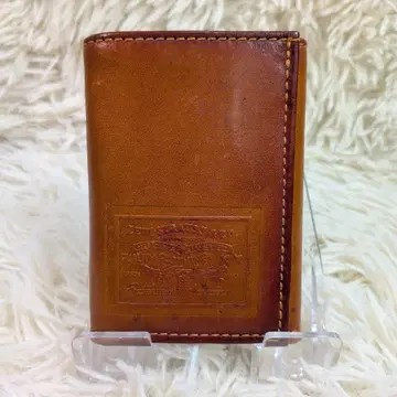 Levis 접이식 지갑 가죽 브라운