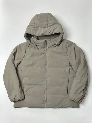 UNIQLO 베이지 하이브리드 다운 파카 XL 사이즈