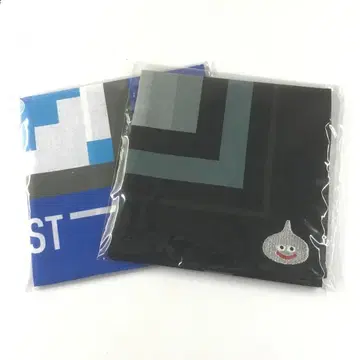 [ 2점 ] 메탈슬라임 & 슬라임 드래곤 퀘스트 도트 필드 손수건