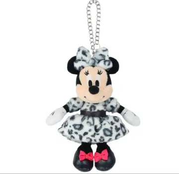 미니 봉제 인형 참 화이트 레오파드 무늬 디즈니 리조트