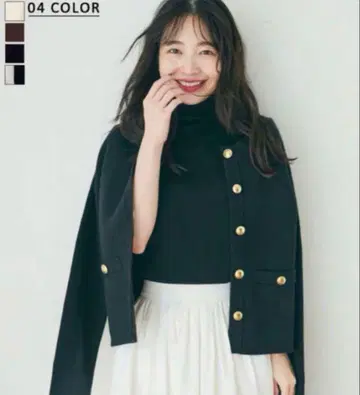 시착만 한 상품 새상품급 베이스먼트 바이컬러 가디건