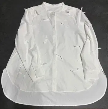 SECRET TROPHY 리본 블라우스