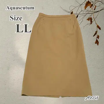 Aquascutum 스커트 베이지 13호 LL 상당
