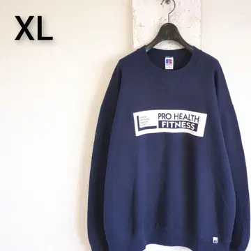 90s USA제 구제 의류 맨투맨 러셀 애슬레틱 네이비 XL