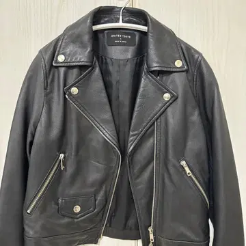 UNITED TOKYO 램 가죽 더블 라이더 자켓 1 사이즈