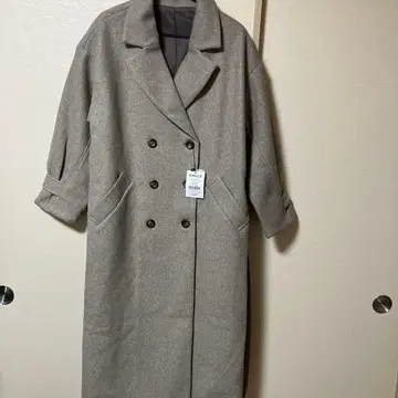 더블 브레스트 롱 코트