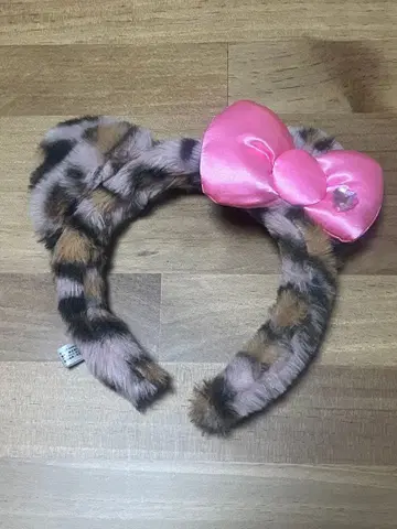 레오파드 무늬 머리띠