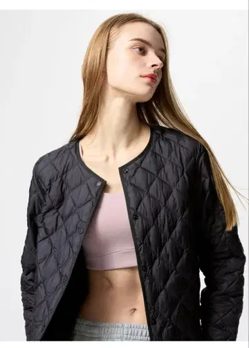 유니클로 퍼프 테크 퀼팅 자켓/웜 패디드