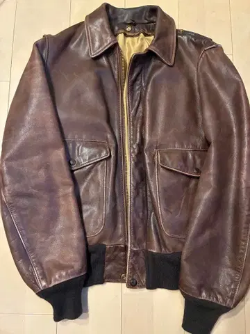 shott A2 플라이트 자켓 가죽 재킷