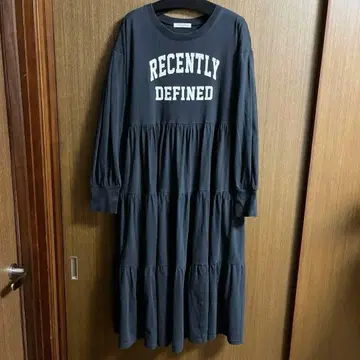 [ FREAK'S STORE ] 맨투맨 롱 원피스 네이비