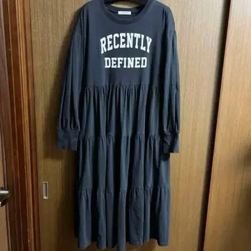 [ FREAK'S STORE ] 맨투맨 롱 원피스 네이비