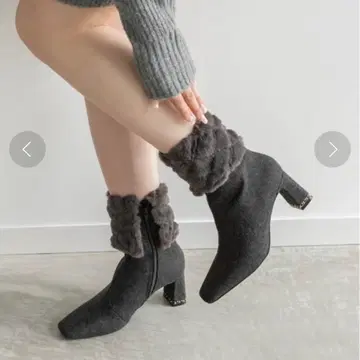 RANDA 2WAY 퀼팅 퍼 부츠 M