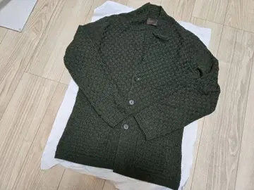 Altea 알테아 격자 니트 가디건 자켓