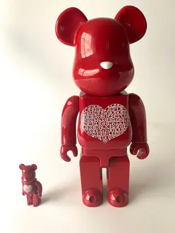 베어브릭 Alexander Girard ILove Heart