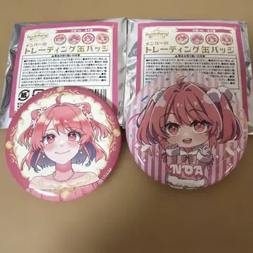 컬러풀 피치  노아 캔뱃지 2종 카라피치