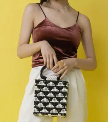 미사용 새상품 casselini 비즈 백