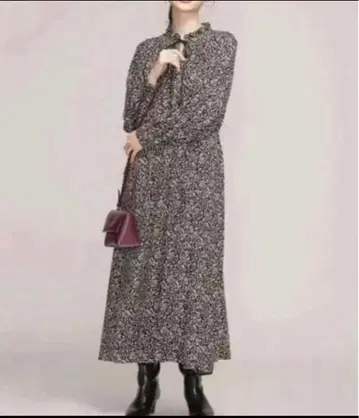 유나이티드 애로우즈 THE IRON 아이론 PRINTED 원피스 새상품