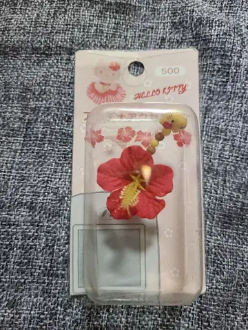 레트로 일광화상 키티 안테나 액세서리 하이비스커스