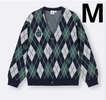 [ 미사용 새상품 ] GU 커비 가디건 M 그린