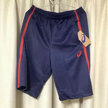 아식스 asics 드라이 데코 트레이닝 하프 팬츠 네이비 사이즈 L