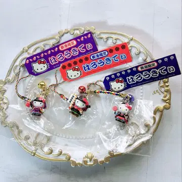 헬로키티 아이치 한정판 끈 세트