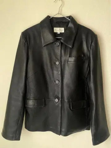 양가죽 가죽 자켓 블랙