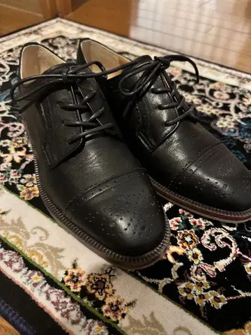 YOSUKE 천연 가죽 레이스업 슈즈