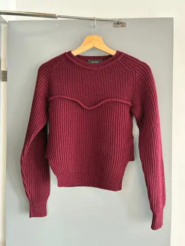 ISABEL MARANT 버건디 스웨터 긴팔