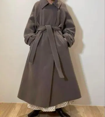 Snidel 스나이델 스탠다드 리버 코트 브라운 사이즈 1