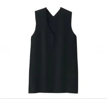 새상품 무인양품 워셔블 밀라노 리브 롱 베스트