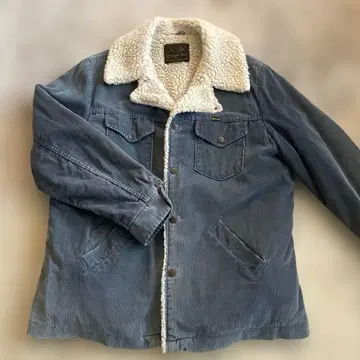 레어 70s Wrangler 코듀로이 보아 자켓 라이트 블루 L