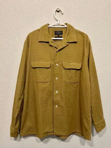 새상품급 BEAMS+ 카키 긴팔 셔츠 L 사이즈 일본제