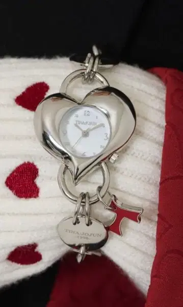 TINA:JOJUN 하트형 시계 팔찌