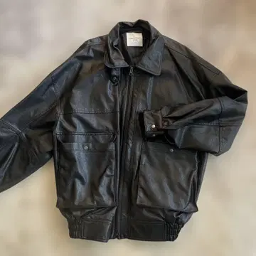 FREAK'S STORE 가죽 자켓 블루종 블랙