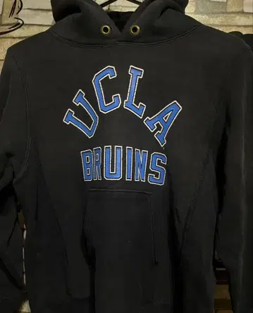 Champion UCLA Bruins 후드티 블랙 S